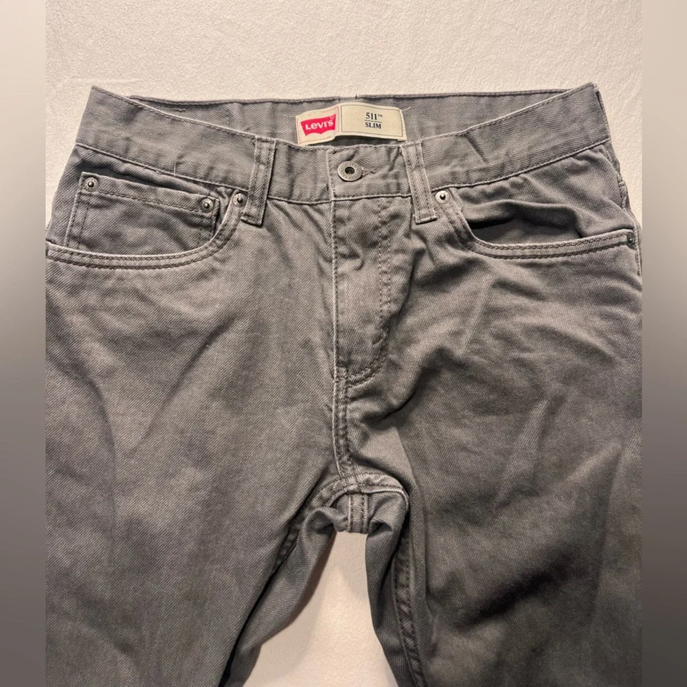 Levi's 511 Slim Fit‎ Gray Jeans W29xL29